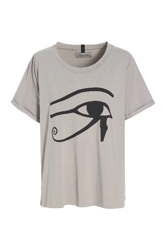 Enhance Your Flow With Stylish Yoga Wear At Great Prices TEE EYE PRINT - 96086 - SAND Enhance Your Flow With Stylish Yoga Wear At Great Prices TEE EYE PRINT - 96086 - SAND