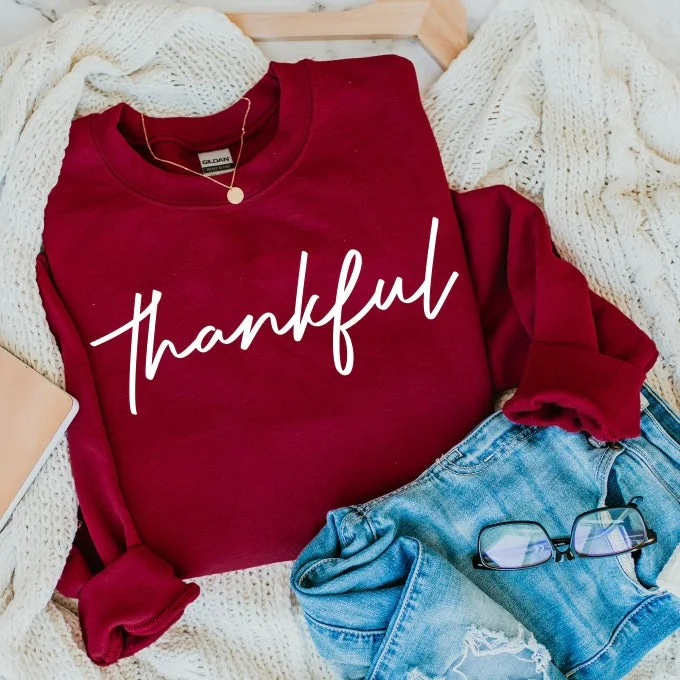 Look And Feel Your Best With Discounted Yoga Clothing Thankful • Cardinal Pullover
