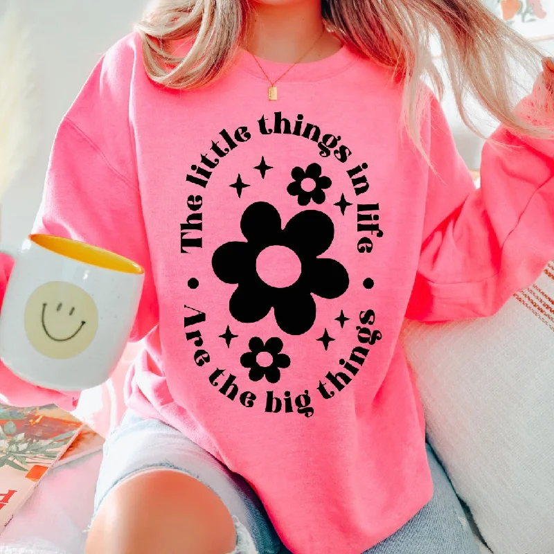 Yoga Wear At Unbeatable Prices The Little Things • Neon Pink Pullover