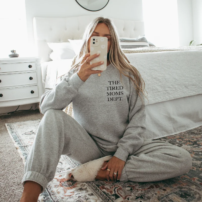 The Perfect Fit At The Perfect Price The Tired Moms Dept. • Gray Pullover