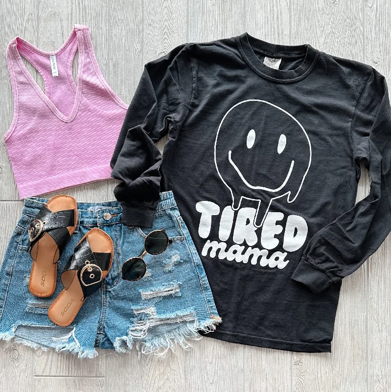 Soft, Supportive Yoga Wear At Unbeatable Savings Tired Mama • Vintage Black Long Sleeve Soft, Supportive Yoga Wear At Unbeatable Savings Tired Mama • Vintage Black Long Sleeve
