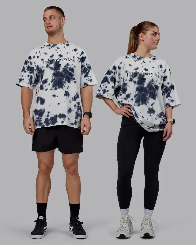 Find Your Perfect Fit With Discounted Yoga Outfits Unisex 1% Better Heavyweight Tee Oversize - White-Black Tie Dye Find Your Perfect Fit With Discounted Yoga Outfits Unisex 1% Better Heavyweight Tee Oversize - White-Black Tie Dye