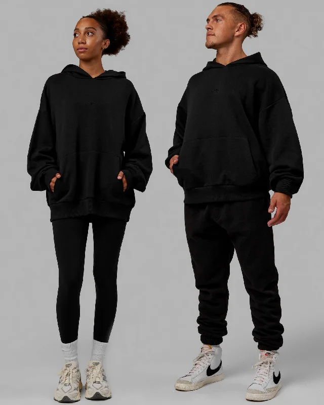 Trendy Yoga Outfits At Budget-Friendly Prices Unisex MVP Hoodie Oversize - Black