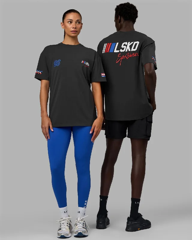 Unbeatable Deals On Breathable Yoga Apparel Unisex Redline FLXCotton Tee Oversize - Phantom-White Unbeatable Deals On Breathable Yoga Apparel Unisex Redline FLXCotton Tee Oversize - Phantom-White