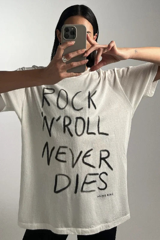 Yoga Wear That Moves With You At Lower Prices Walker Tee Rock N Roll - Ivory