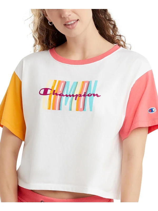 Namaste And Save On Yoga Apparel Womens Colorblock Crew Neck T-Shirt