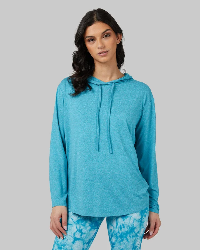 Yoga Apparel Designed For Movement At Lower Prices WOMEN'S COOL LONG SLEEVE HOODED T-SHIRT