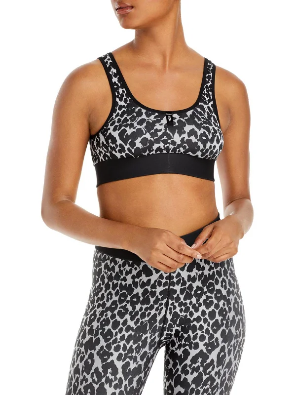 Elevate Your Style And Practice For Less Womens Printed Fitness Sports Bra
