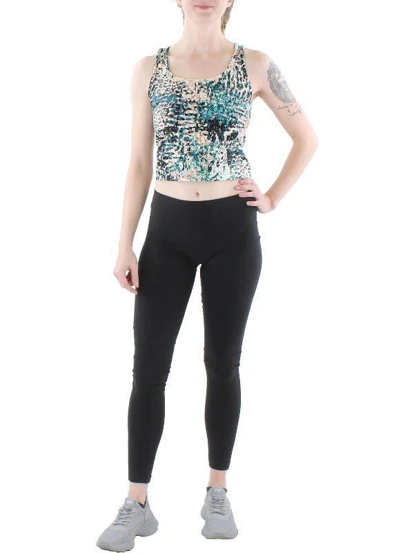 Flex Your Budget With Premium Yoga Clothing Deals Womens Printed Racerback Tank Top