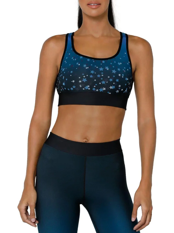 Fashionable Yoga Apparel Now On Sale Womens Stars Fitness Sports Bra