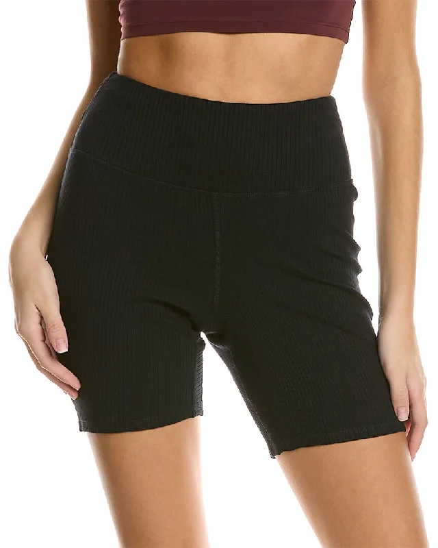 Affordable Yoga Fashion For Every Pose WSLY Rivington Ribbed 7in Biker Short
