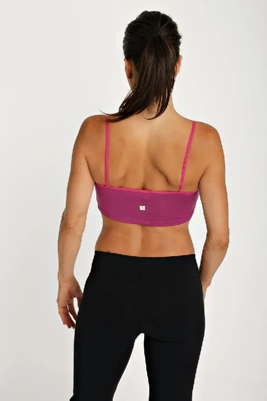 Master Every Pose With Premium Yoga Wear Deals Bra Top (Plum)