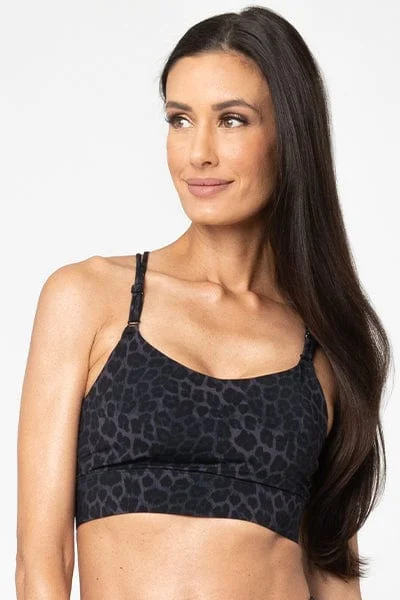 Shop High-Quality Yoga Apparel At Exclusive Discounts Carla Bra, Charcoal Leopard Ombre (Vie Active) Shop High-Quality Yoga Apparel At Exclusive Discounts Carla Bra, Charcoal Leopard Ombre (Vie Active)