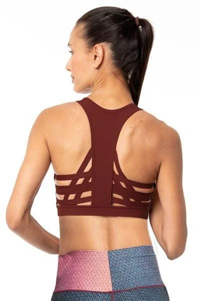 Trendy Yoga Outfits At Budget-Friendly Prices Macy Bra, Summer  Rust  (Whisper)