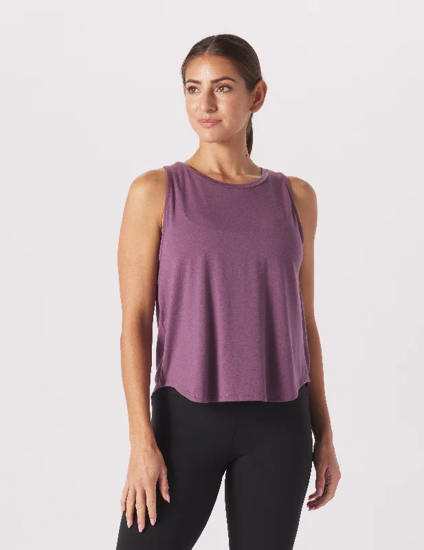 Embrace Comfort With Yoga Wear On Sale Electric Tank: Berry Wine