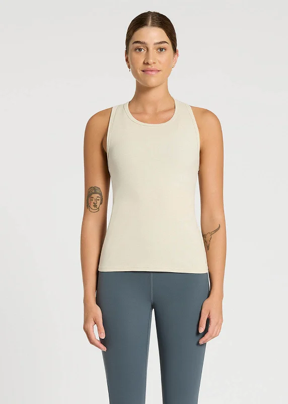 Move With Confidence In Discounted Yoga Outfits Essential Ribbed Tank