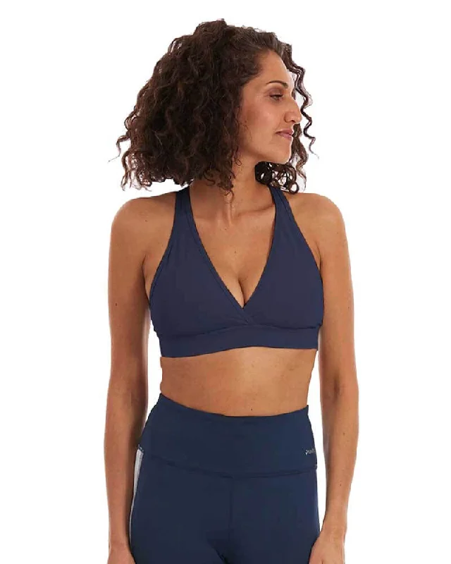 Master Every Pose With Premium Yoga Wear Deals FaV Bra – Night Swim Navy