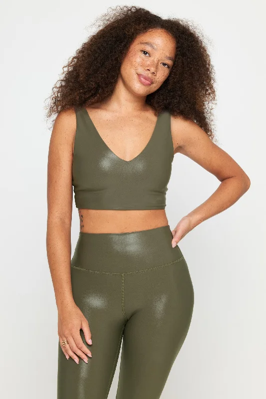 Soft, Supportive Yoga Wear At Unbeatable Savings Harlow High Gloss Crop Tank