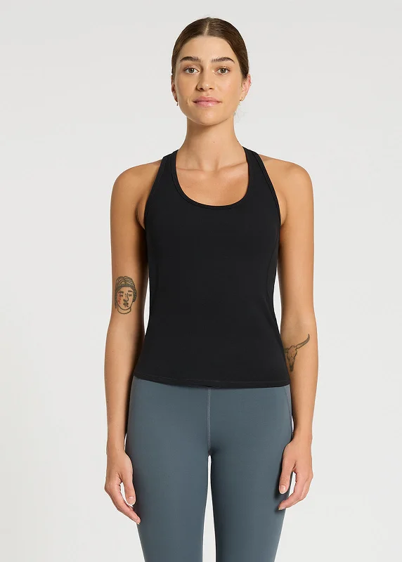 Flow In Comfort With Stylish Discounts In Motion Racerback Tank Old Logo