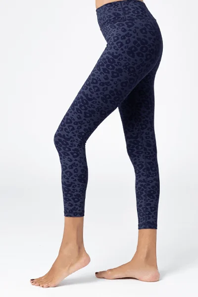 Flex Your Budget With Premium Yoga Clothing Deals Lili Full Legging, Navy Leopard (Vie Active) Flex Your Budget With Premium Yoga Clothing Deals Lili Full Legging, Navy Leopard (Vie Active)
