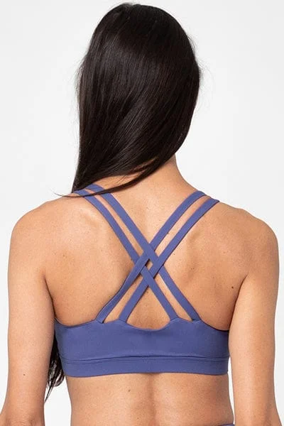 Flexibility Meets Affordability In Our Yoga Wear Sale Lindsay Bra, Indigo Blue (Vie Active) Flexibility Meets Affordability In Our Yoga Wear Sale Lindsay Bra, Indigo Blue (Vie Active)