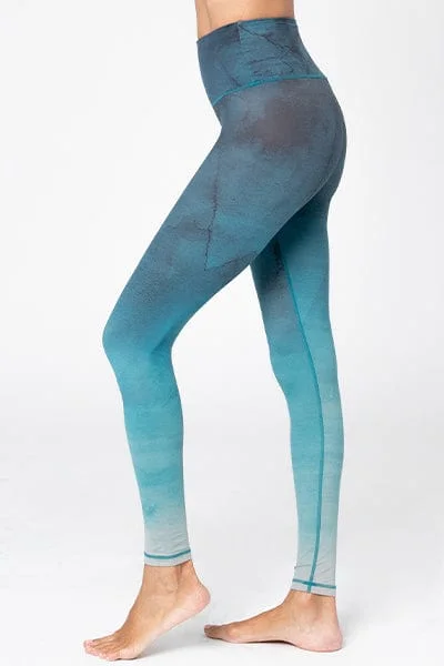 Look And Feel Your Best With Discounted Yoga Clothing Mudra 7/8 Legging, Green Lagoon (Sol and Mane) Look And Feel Your Best With Discounted Yoga Clothing Mudra 7/8 Legging, Green Lagoon (Sol and Mane)