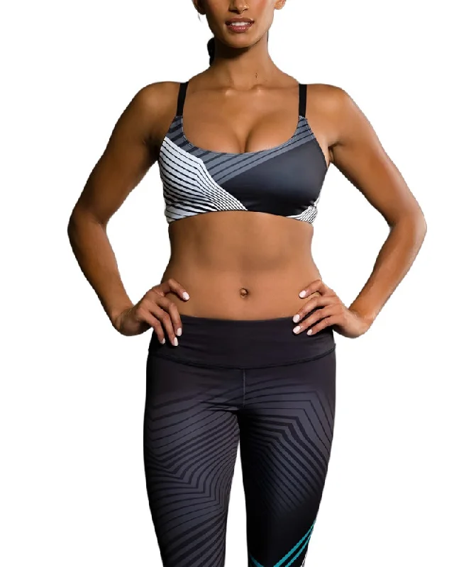 Namaste And Save On Yoga Apparel Onzie Cage Back Bra 382 Graphic