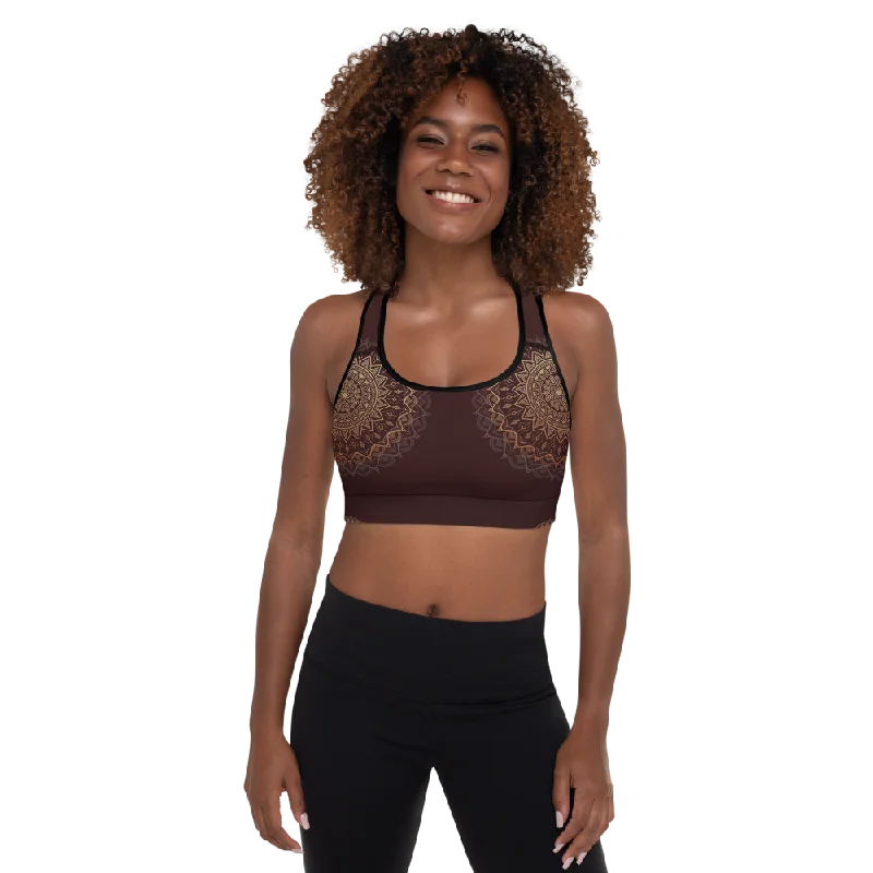 The Best Yoga Clothing At The Best Prices Sandalwood Padded Sports Bra