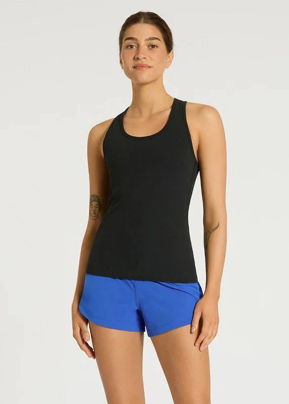 Breathe Easy In Comfortable Yoga Outfits Ribbed Cardio Tank