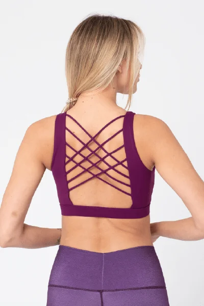 The Best Yoga Wear At The Best Prices Savannah Bra, Blackberry (Vie Active)