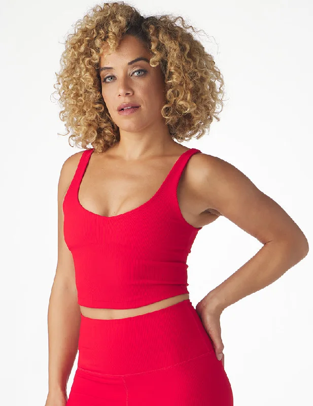 Premium Yoga Wear At Special Discounts Sculpt Tank: Cherry