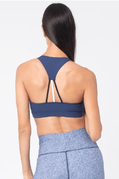 Breathe, Stretch, And Save On Yoga Apparel Sharon Bra 2, Navy (Vie Active)