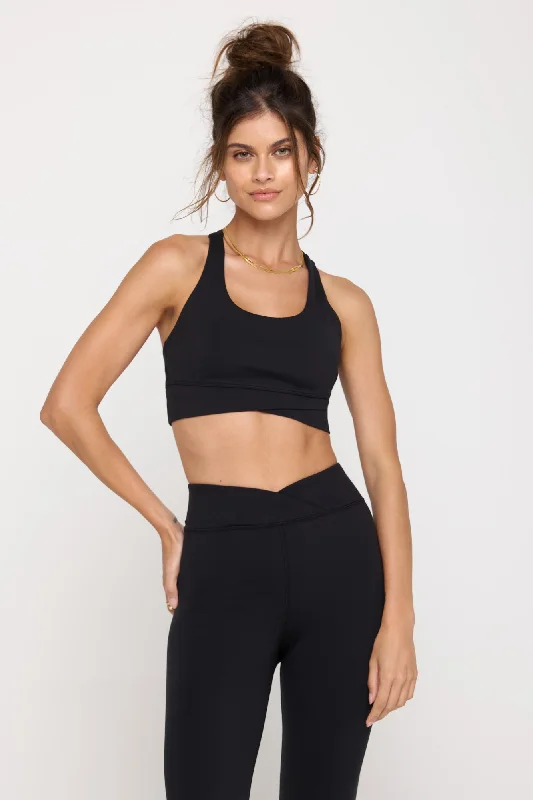 Your Yoga Wardrobe, Upgraded For Less Evie Wrap Front Bra
