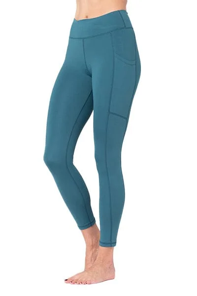Shop High-Quality Yoga Apparel At Exclusive Discounts Swift 7/8 Legging, Teal (Whisper)