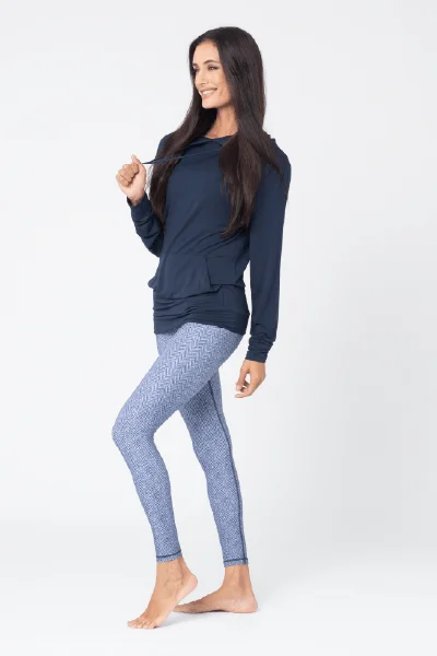 Your Practice Deserves The Best—At Better Prices Tadasana Hoodie, Navy (Sol and Mane) Your Practice Deserves The Best—At Better Prices Tadasana Hoodie, Navy (Sol and Mane)