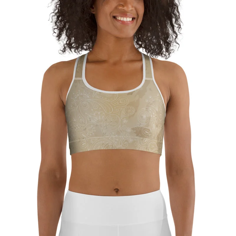 The Best Yoga Clothing At The Best Prices Vidya (Brown) Sports bra