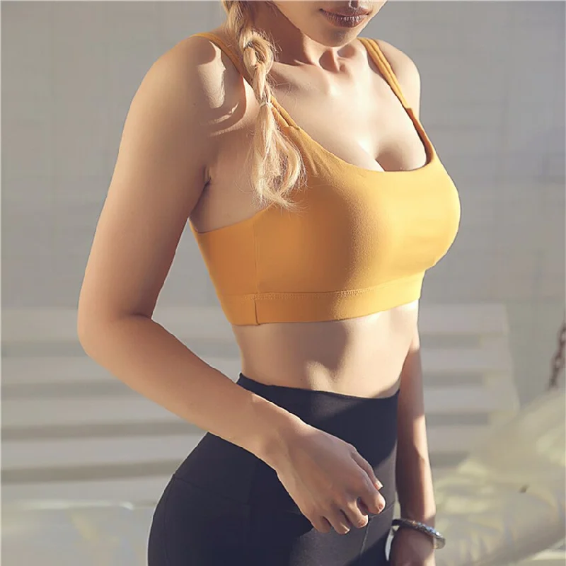 Performance Yoga Wear Now At Exclusive Discounts Women Running Shockproof Bra
