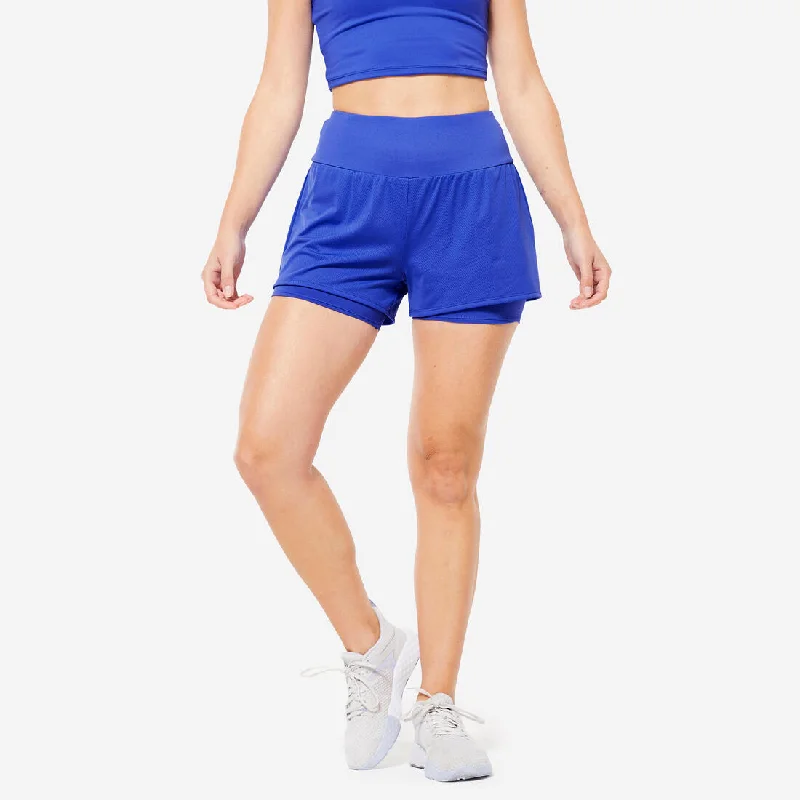 Breathable, Moisture-Wicking, And Budget-Friendly 2-in-1 Anti-Chafing Fitness Short Shorts - Blue Breathable, Moisture-Wicking, And Budget-Friendly 2-in-1 Anti-Chafing Fitness Short Shorts - Blue