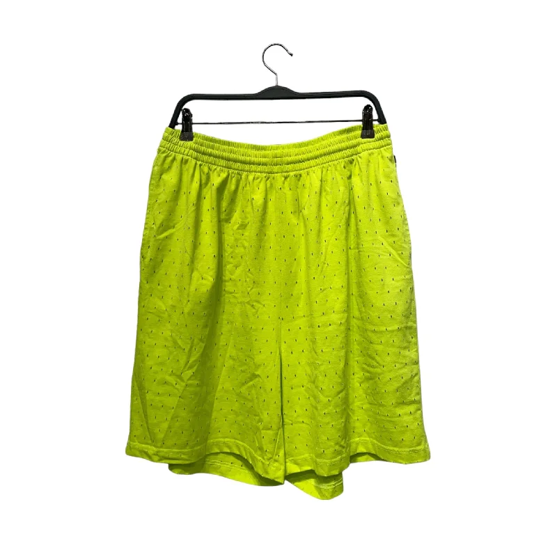 Flow In Comfort With Stylish Discounts BALENCIAGA/Shorts/S/Cotton/YEL/Perforated Track Shorts Flow In Comfort With Stylish Discounts BALENCIAGA/Shorts/S/Cotton/YEL/Perforated Track Shorts