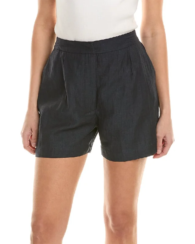 Your Yoga Essentials, Now At Lower Prices ALPHA STUDIO Linen-Blend Short