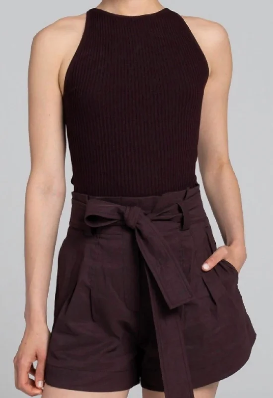 Flow Into Savings With Trendy Yoga Apparel Joey Short In Medjool