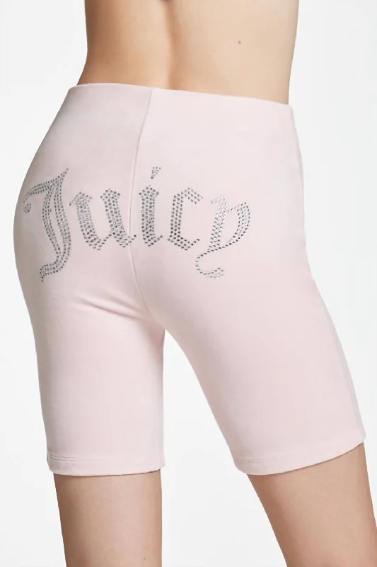 Performance Yoga Wear Now At Exclusive Discounts Long Biker Short In Charming Pink