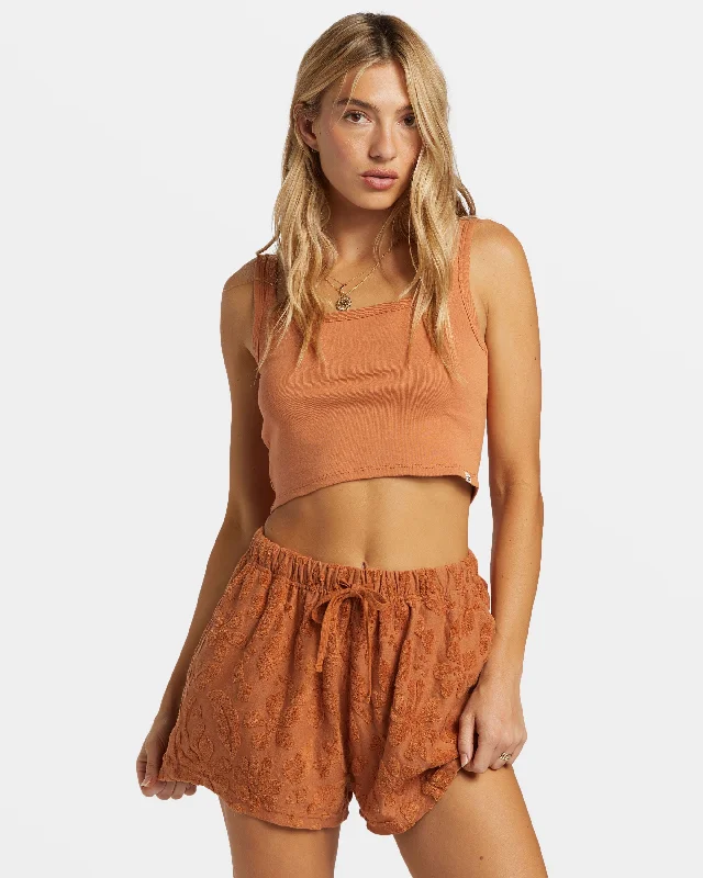 High-Quality Yoga Clothing At Budget-Friendly Prices Loosen Up Shorts - Toffee