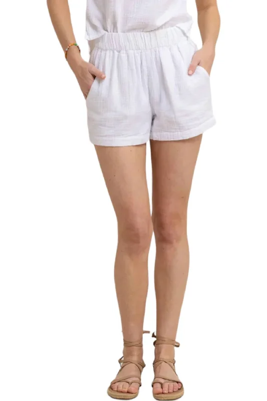Fashionable Yoga Apparel Now On Sale Mary Ellen Short In White