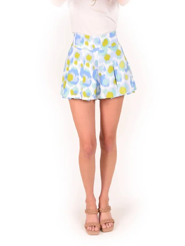 Flex Your Budget With Premium Yoga Clothing Deals Party Short In Cheetah Ikat