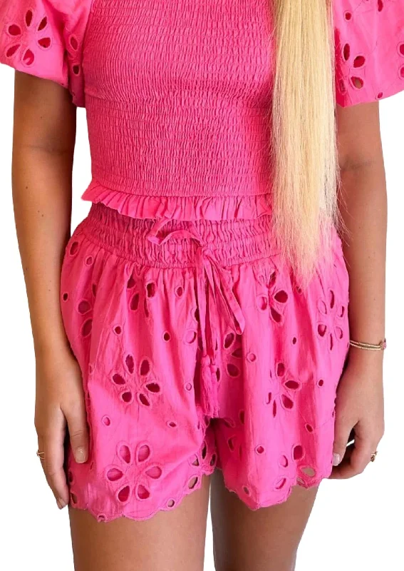 Elevate Your Style And Practice For Less Pizzazz Short In Pink