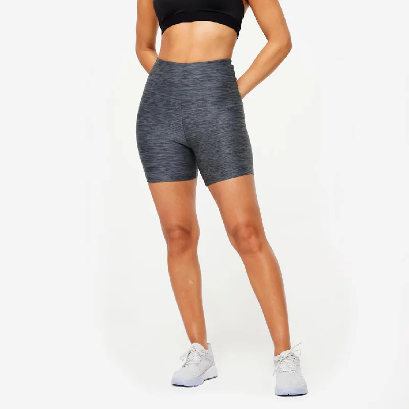 Don't Miss Out On Premium Yoga Wear Deals Women's Cardio Training Shaping Short Shorts - Mottled Grey Don't Miss Out On Premium Yoga Wear Deals Women's Cardio Training Shaping Short Shorts - Mottled Grey