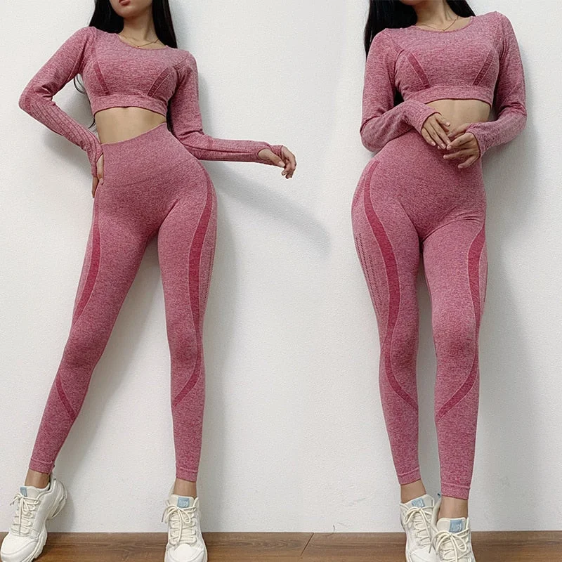 Move Freely With Premium Yoga Clothes At Great Prices High Waist Seamless Leggings Yoga Set Move Freely With Premium Yoga Clothes At Great Prices High Waist Seamless Leggings Yoga Set