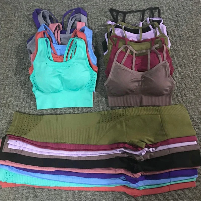 Look And Feel Your Best With Discounted Yoga Clothing Leggings Padded Push-up Strappy Sports Bra Look And Feel Your Best With Discounted Yoga Clothing Leggings Padded Push-up Strappy Sports Bra