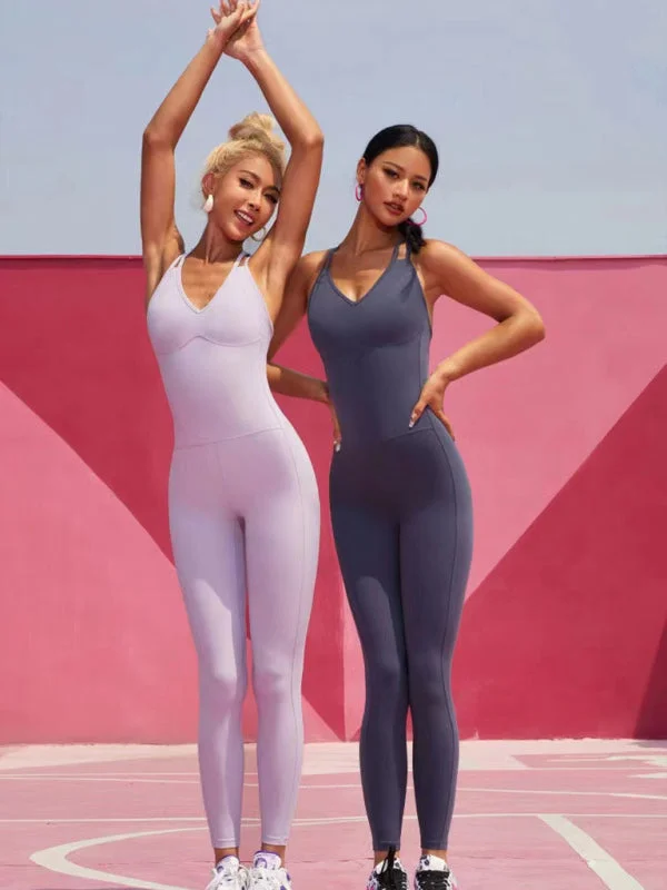 Find Your Perfect Fit With Discounted Yoga Outfits Women's hollow shockproof beauty back jumpsuit Find Your Perfect Fit With Discounted Yoga Outfits Women's hollow shockproof beauty back jumpsuit